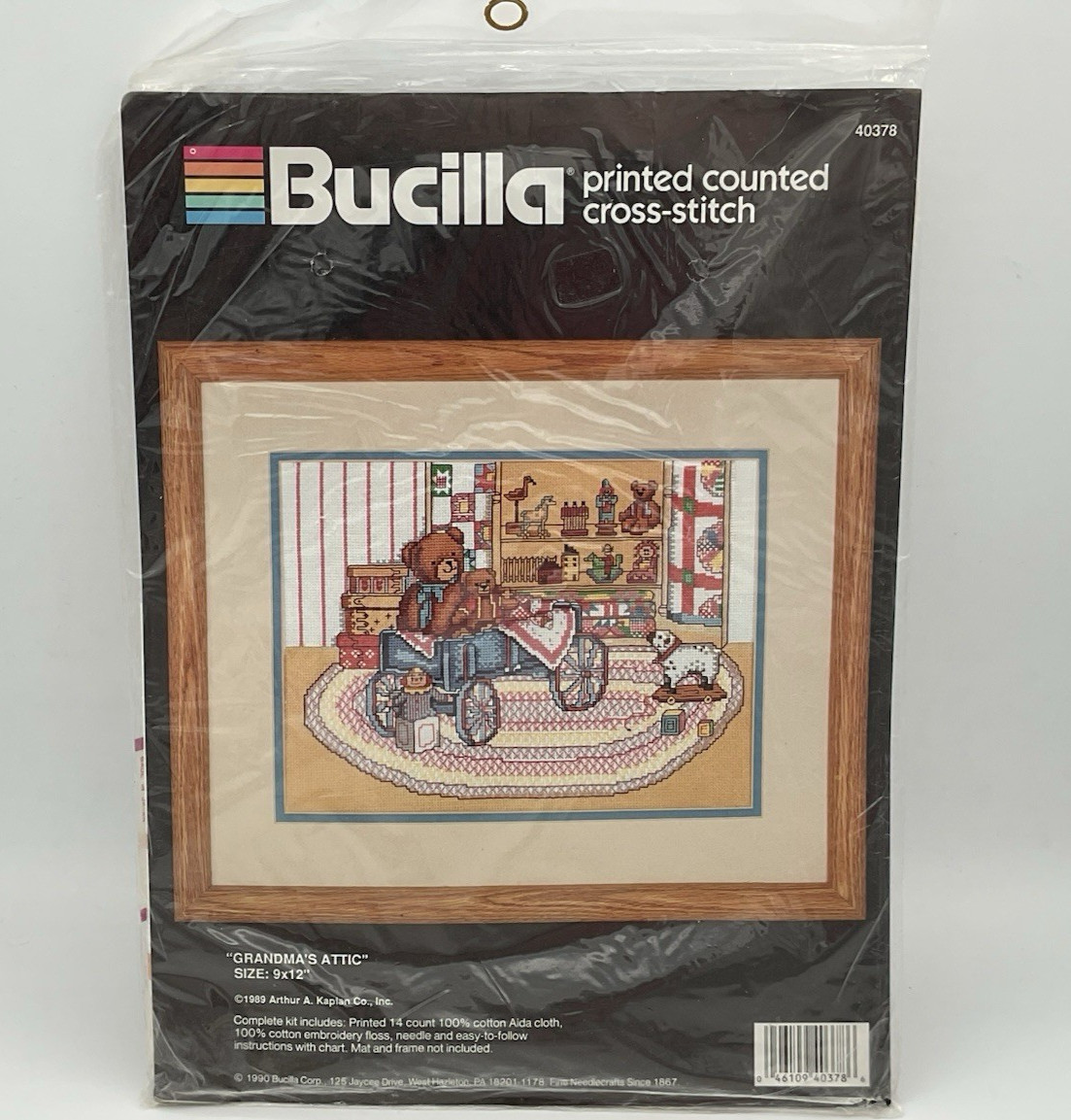 Bucilla Grandma’s Attic Counted Cross Stitch Kit 40378 NEW Fast Free Shipping!