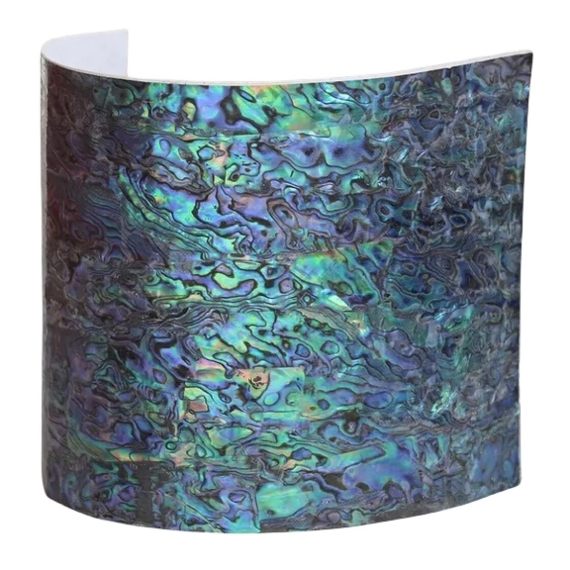 Abalone Shell Veneer Sheet Adhesive Sticker Flexible 9-1/2″x5-1/2″(240x140mm)