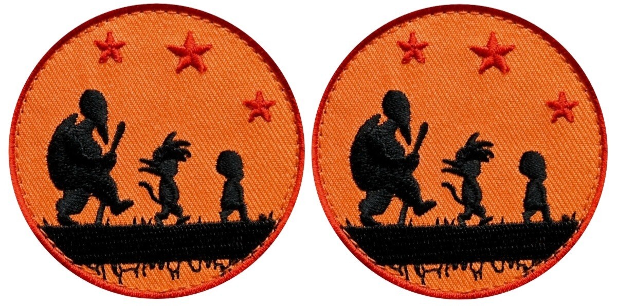 Dragon Ball Super Heroes on Adventure Patch -2PC 2.5″x2.5″ -IRON ON OR SEW ON