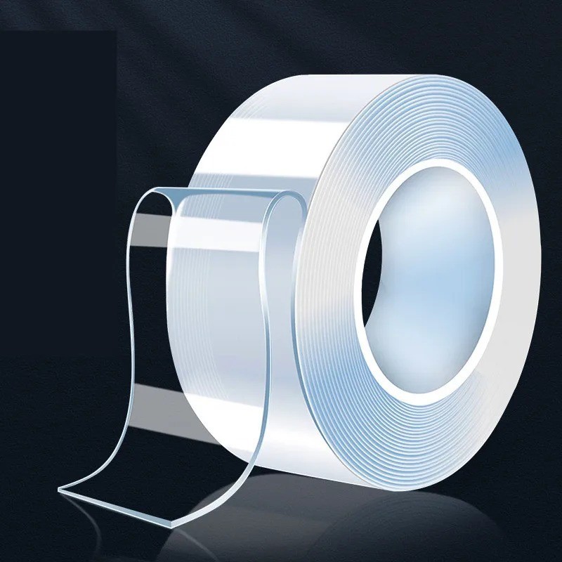 Heavy Duty Double-Sided Nano Tape Reusable Strong Stick Mounting Gel Clear UK