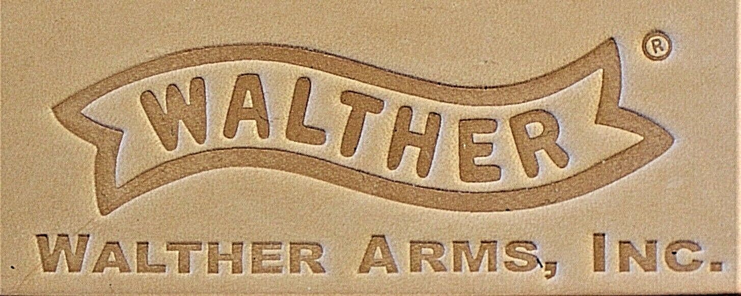 ACRYLIC Leather Embossing Stamp – WALTHER ARMS – for Veg Tanned Leather
