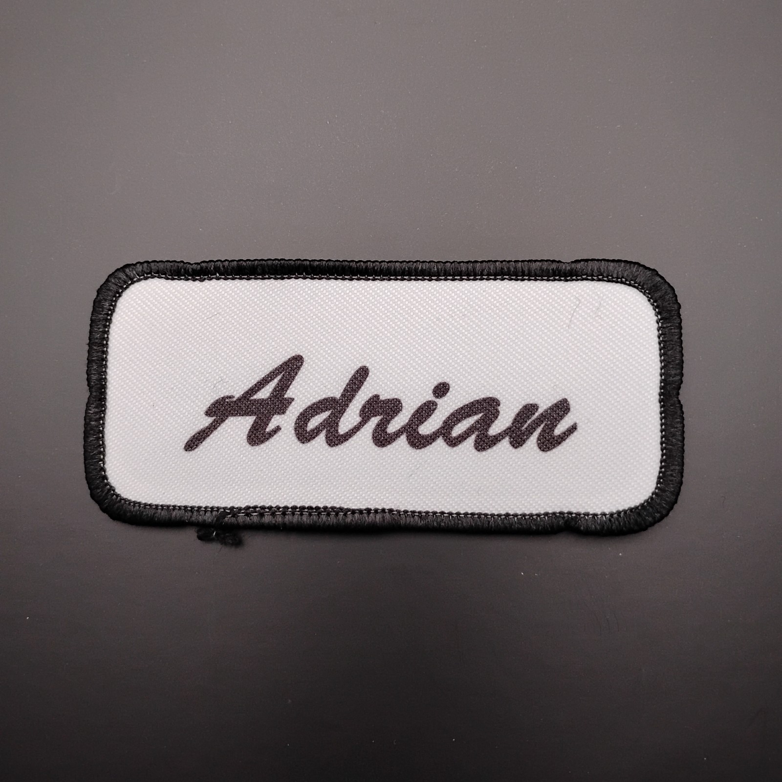 Vintage Mechanic Name Tag Badge Patch Sew On for Work Uniform Shirt Trucker Hat