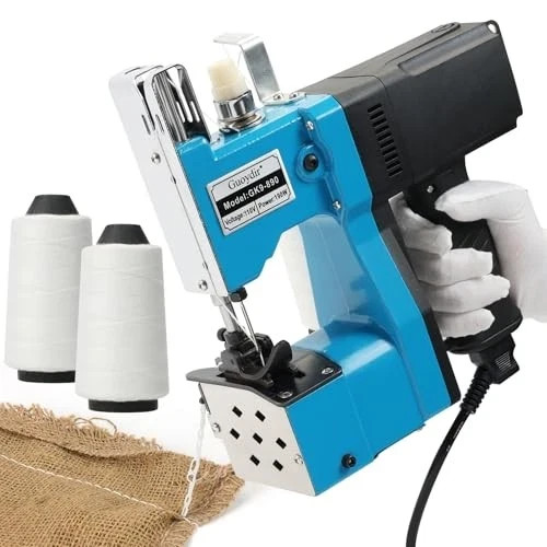 Portable Handheld Sewing Machine Heavy Duty – Bag Closer for Burlap, Leather,