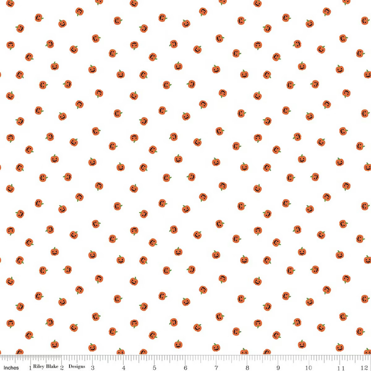 1/4 Yard 9×42 Riley Blake “Seasonal Basics” Jacks White Quilt Cotton