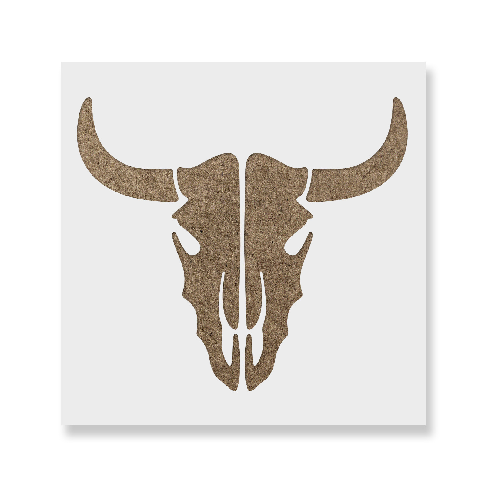 Cow Skull Stencil – Durable & Reusable Mylar Stencils