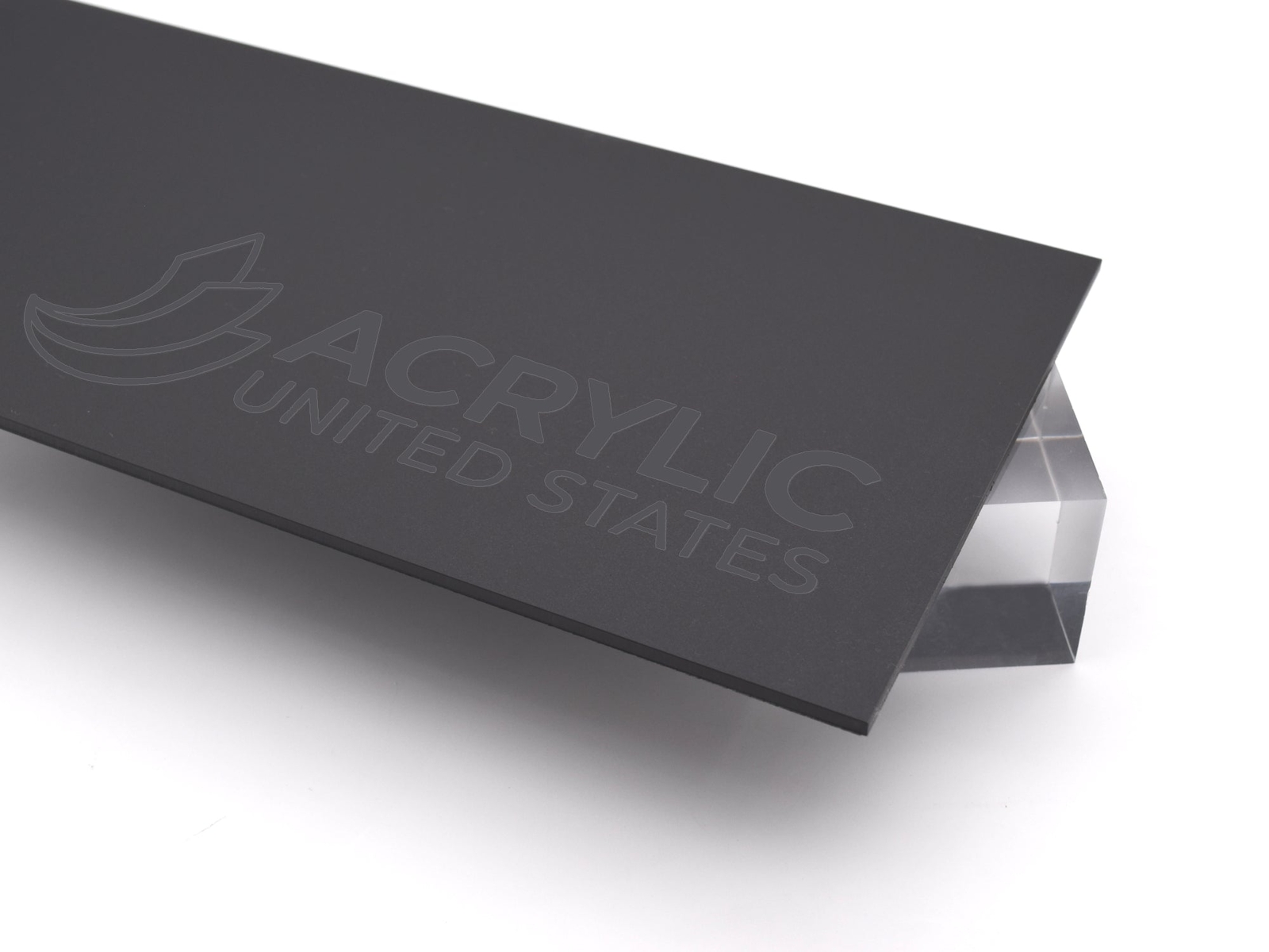 Acrylic Sheet 1/8″-1/4″ Black #M2025 Frosted P95