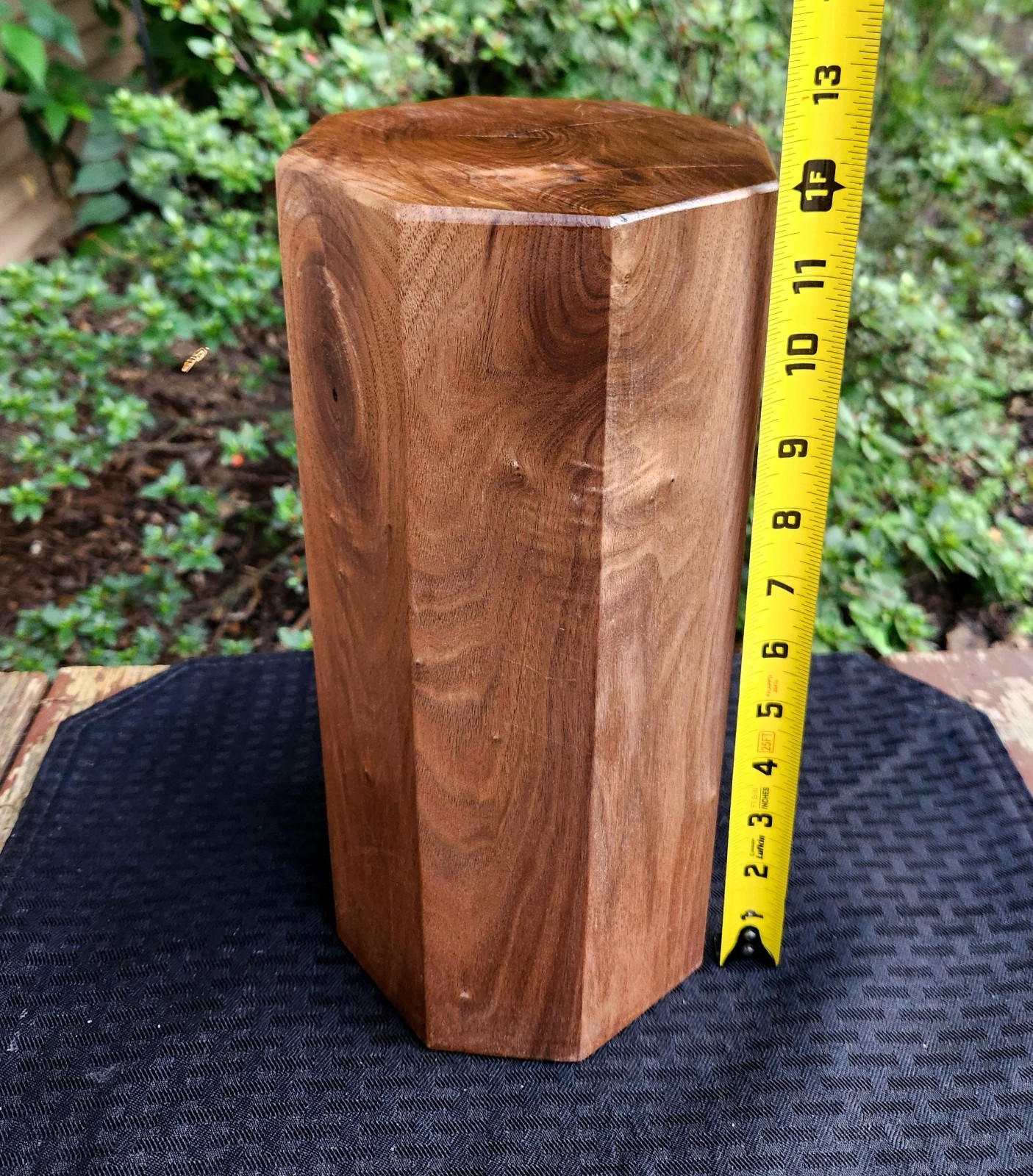 Large 5″ × 5″ × 12″ Black Walnut Octagon Blank
