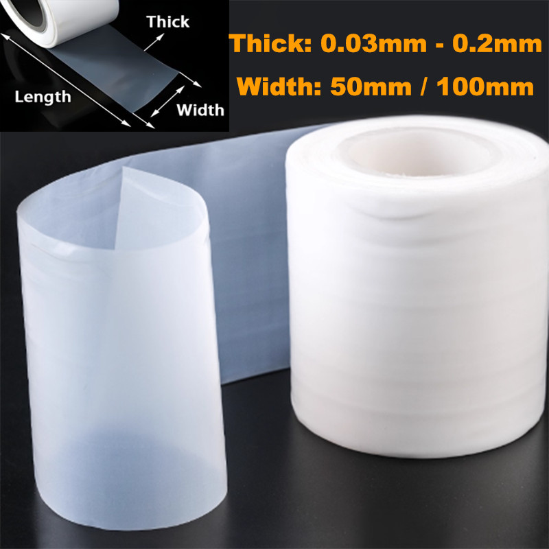 PTFE Film Ultra-thin Sheet Plastic Film Heat Resistance Sheet 0.03mm-0.2mm Thick