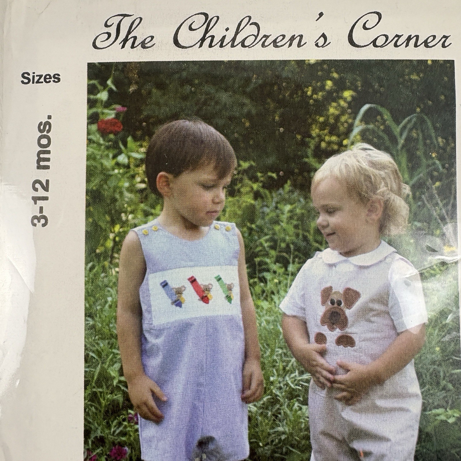 Children’s Corner Johnny Sewing Pattern 260 Infant Sizes 3 – 12 Months NIP UC FF