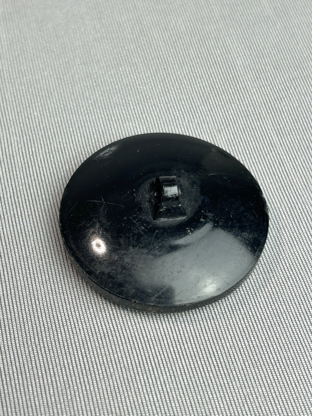 Black Textured BIG Chunky Plastic Coat Buttons Set Of 3