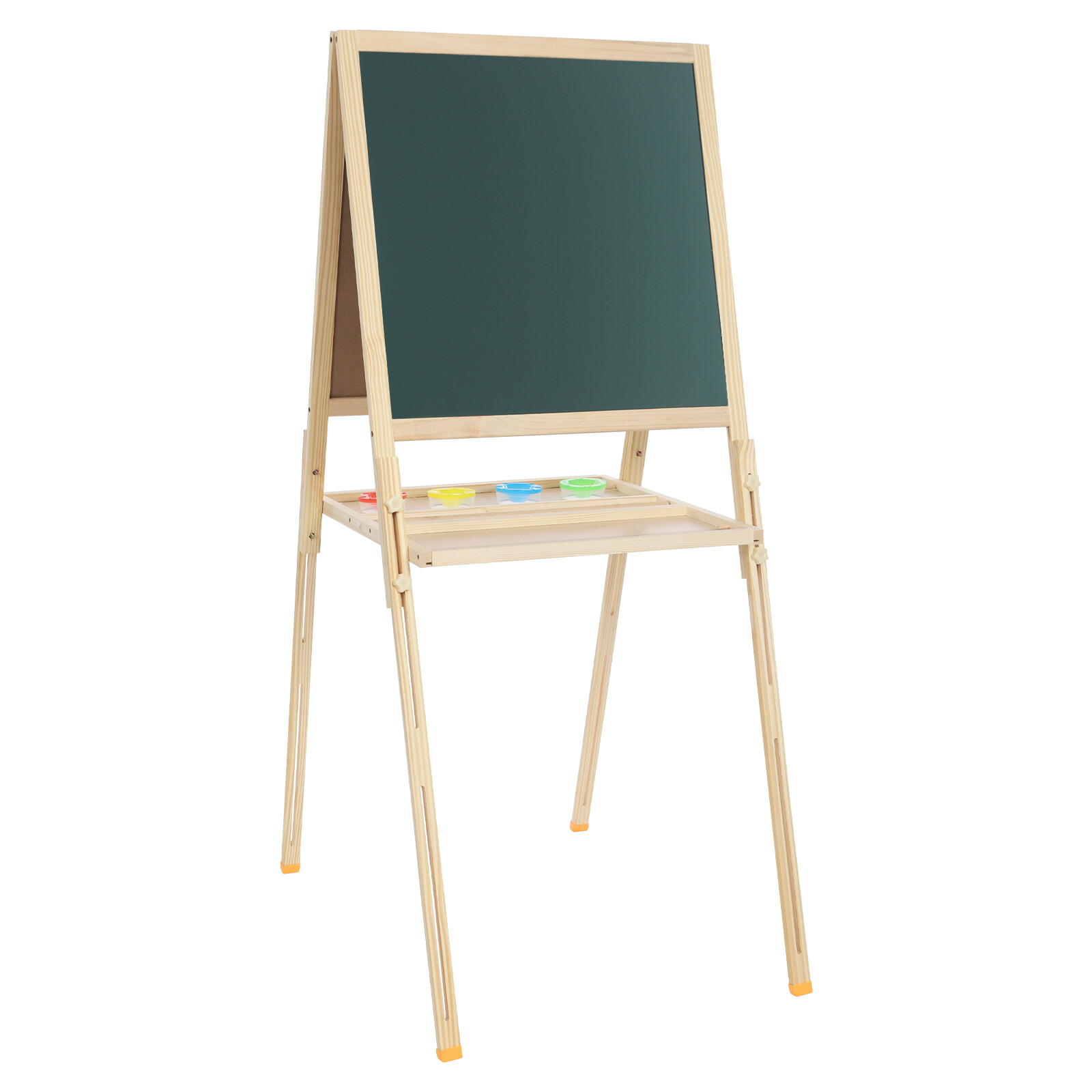 Wood Color Floor Standing Art Easel Easel for Kids Adjustable Standing Art Easel