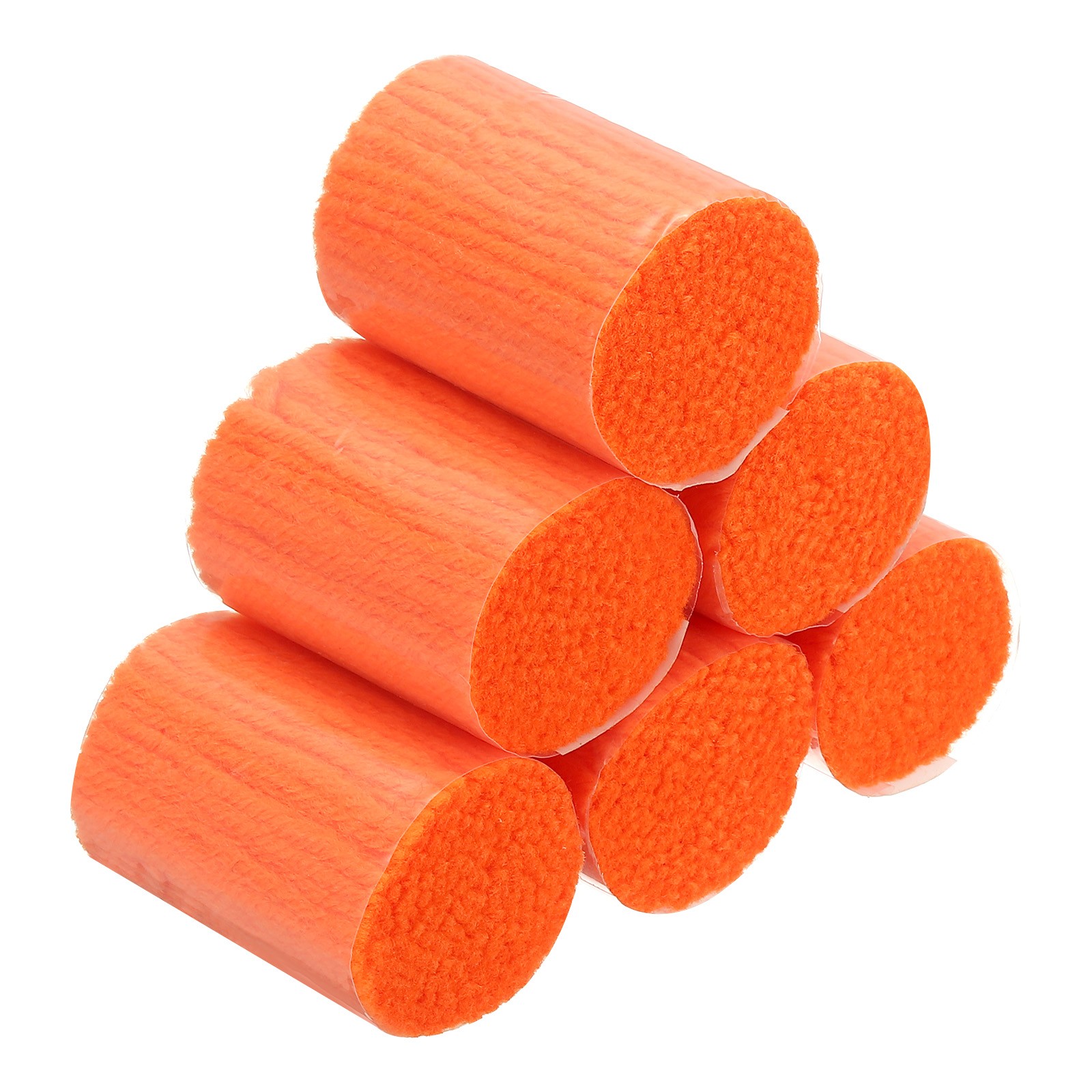 6 Rolls Latch Hook Yarn, Latch Hook Kit Yarn Hook Rugs Crochet, Orange