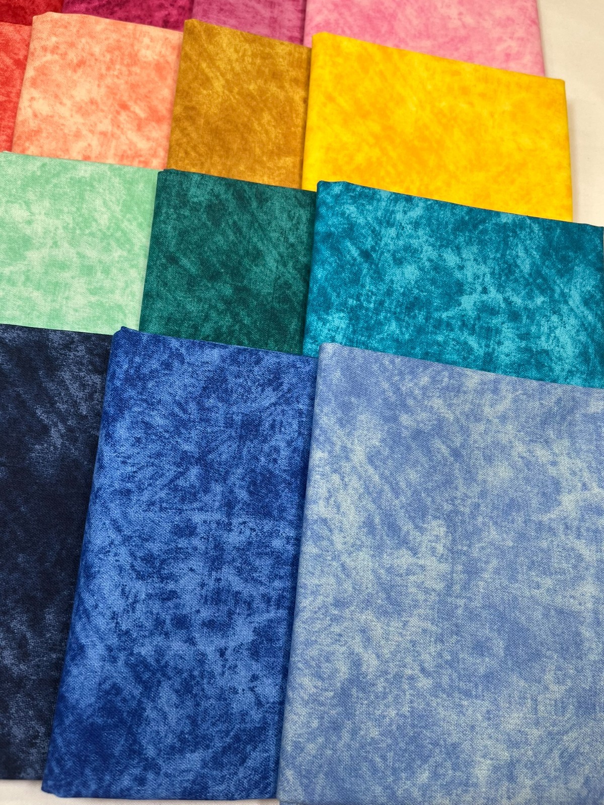 Paint Tonal ~ 20 Fat Quarter Cotton Fabric Bundle ~ Quilt Blender Colorful
