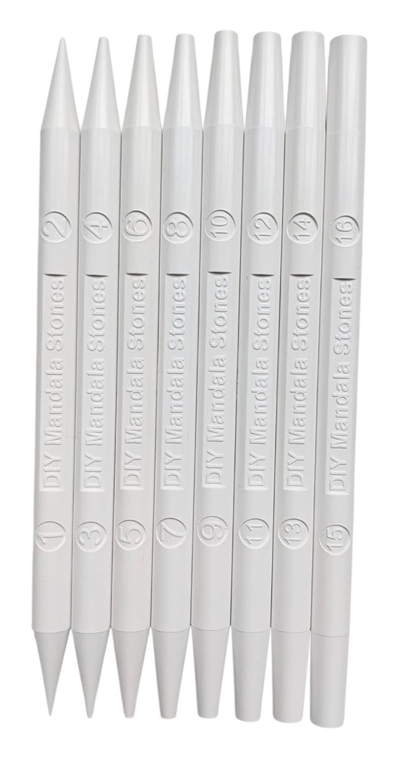 Mandala Dotting Tools 28 Sizes from 1mm to 18mm (14 Two-Sided Tools)