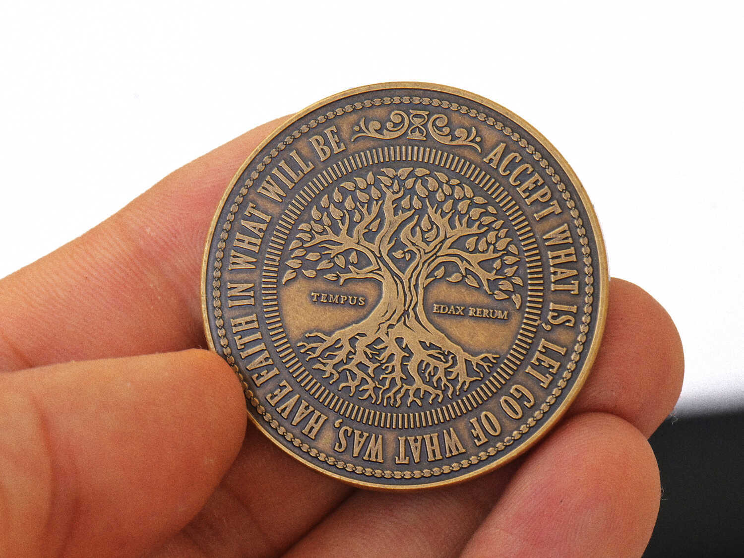 This Too Shall Pass Quote Coin | Motivational Encouragement Gift Medallion