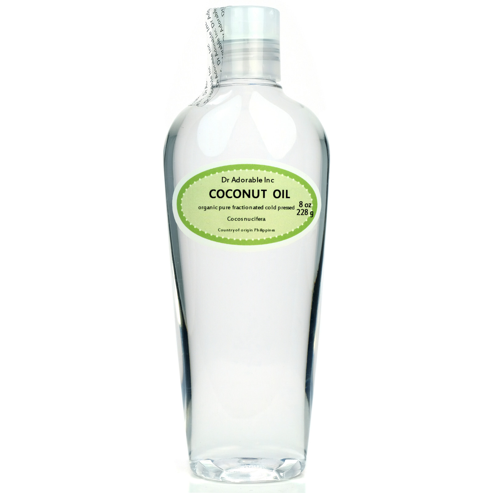 Premium 8 Oz Pure Organic Cold Pressed Best Fractionated Coconut Oil Shiny Hair