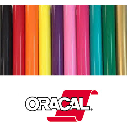 Oracal 651 Permanent Self Adhesive Indoor Outdoor Craft Vinyl 12″ Width Roll(s)