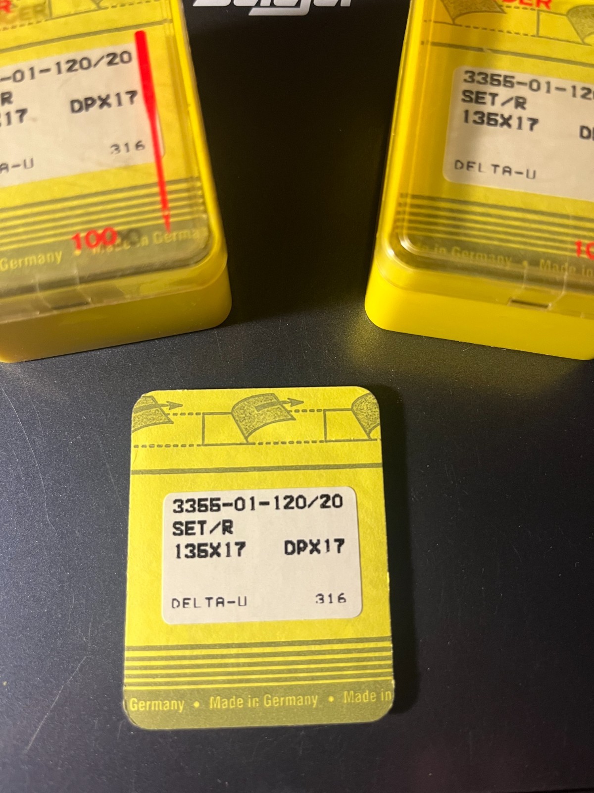 (10)-New Old Stock Singer Needles *135×17*DPx17* Size: 120/20