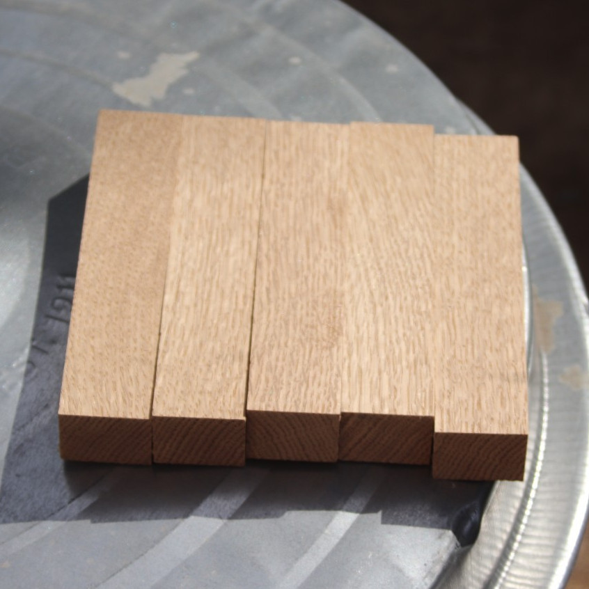 Lot of 5 White Oak pen blanks