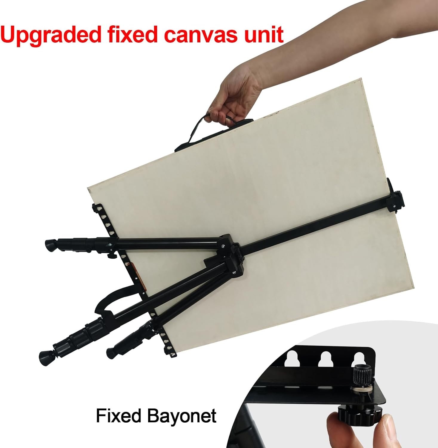 HeavyDuty Folding Metal Art Easel 66 Inch Adjustable for Painting Display