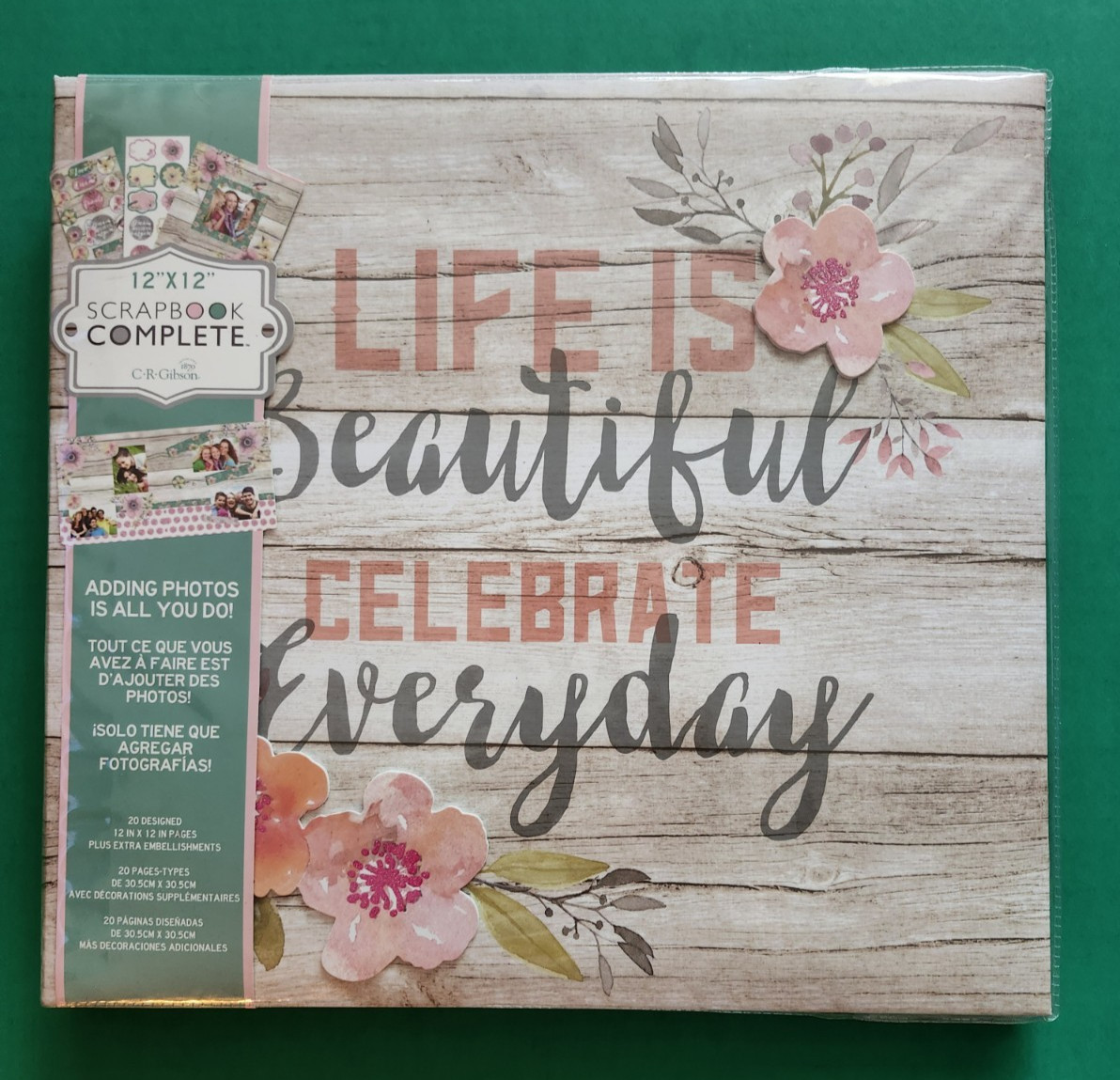 FREE Beautiful Life 20 Pre designed 12 x 12 pages Scrapbook Custom Album New
