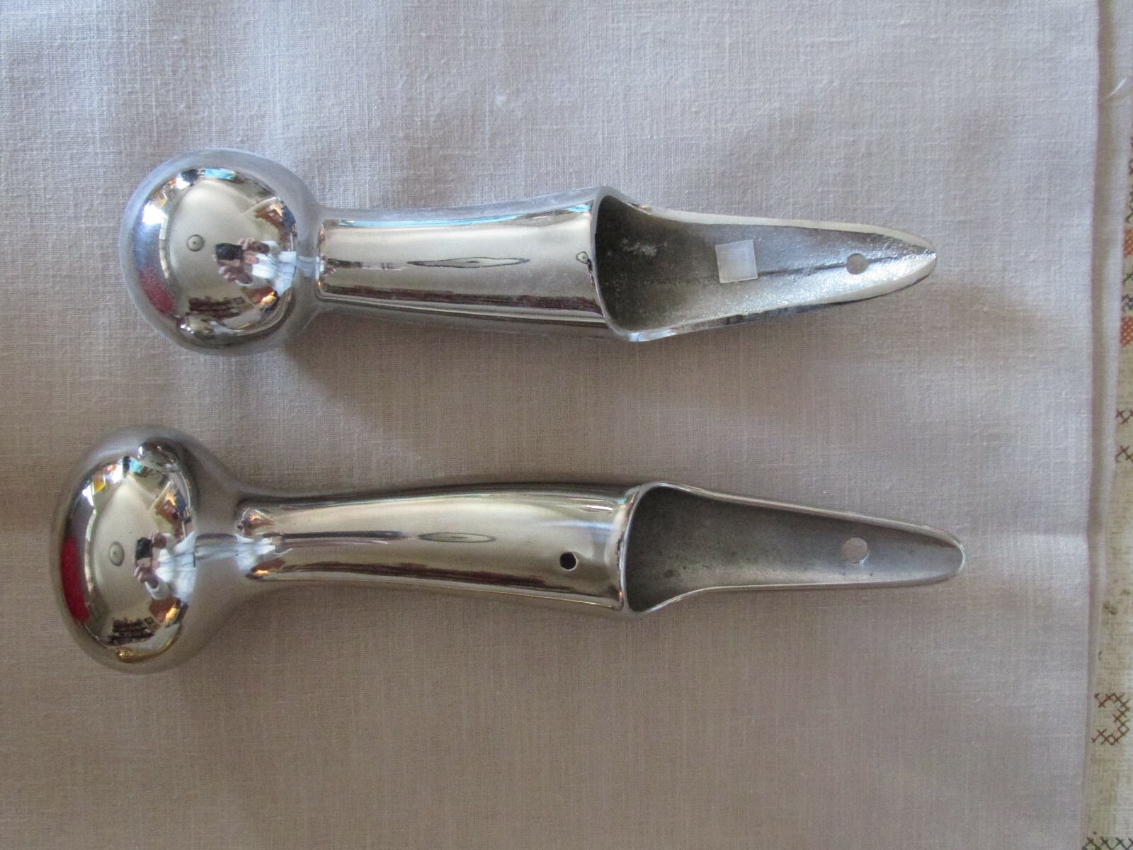 Lot of 4 Hame Balls Stainless Favorite shape Chrome Minto shape 2 each