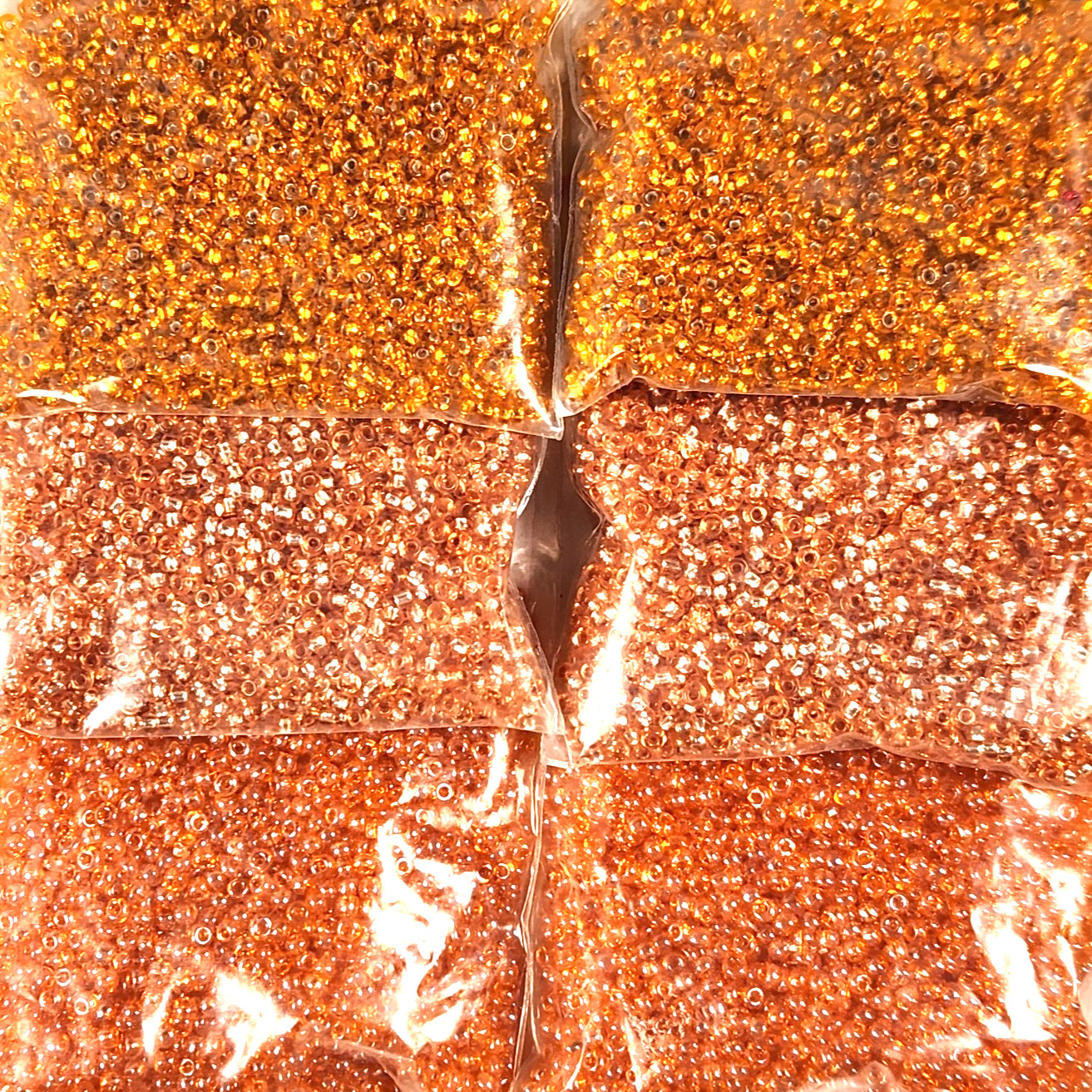 250g Bulk MIYUKI 11/0 (15/in) Round Japanese Glass Seed Beads Sunset Glow Colors