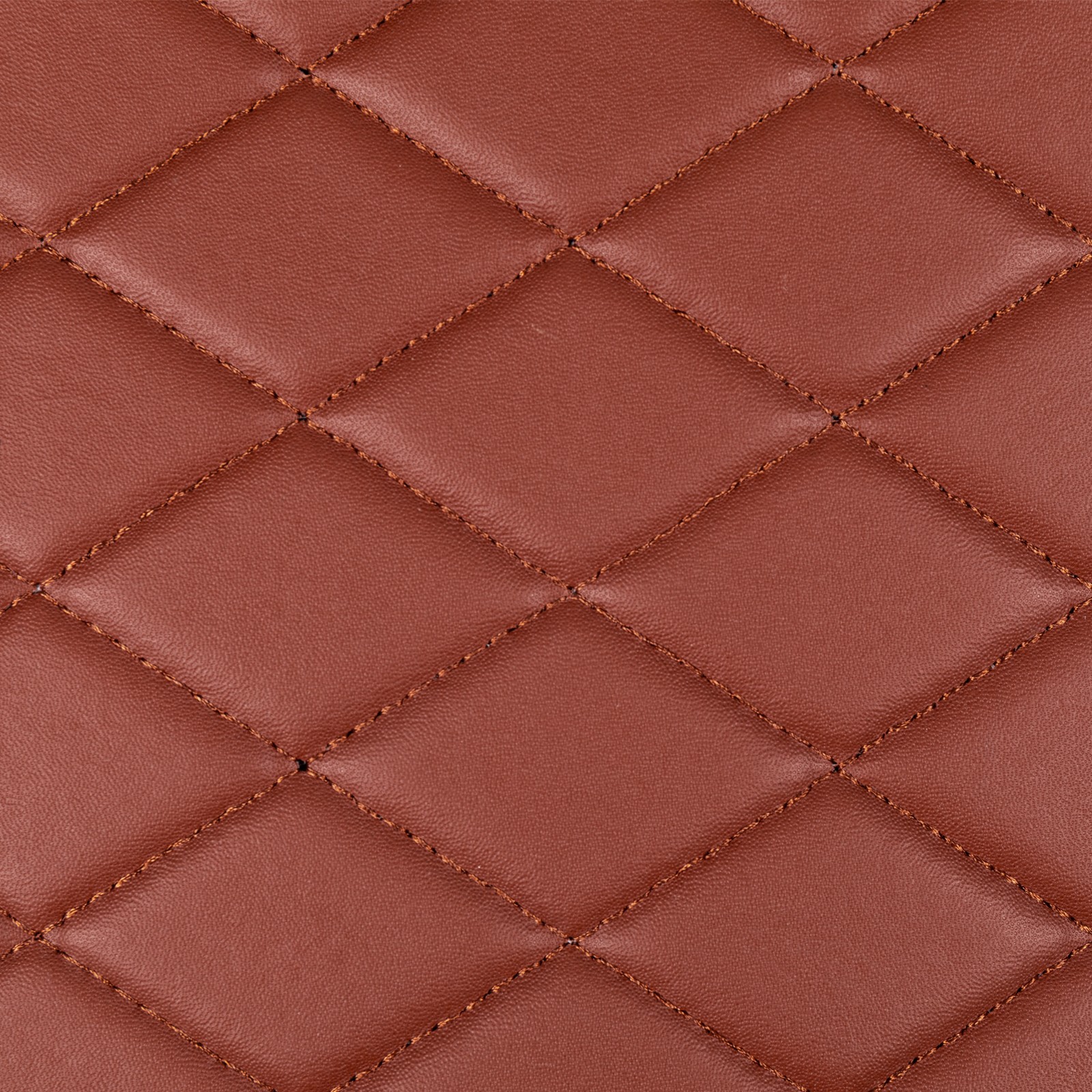 6mm Foam 63″ Quilted Vinyl Fabric Leatherette Headliner Upholstery By Yard Brown