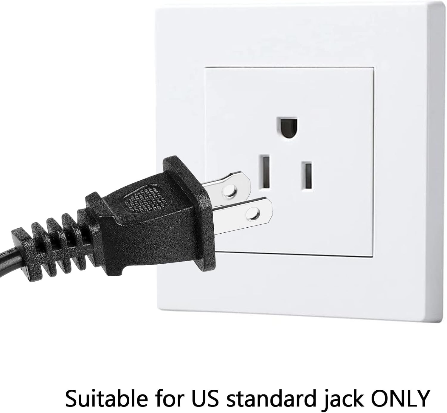 10 ft Power Cord Compatible with Singer, Brother, Baby-Lock, White, Viking, P…