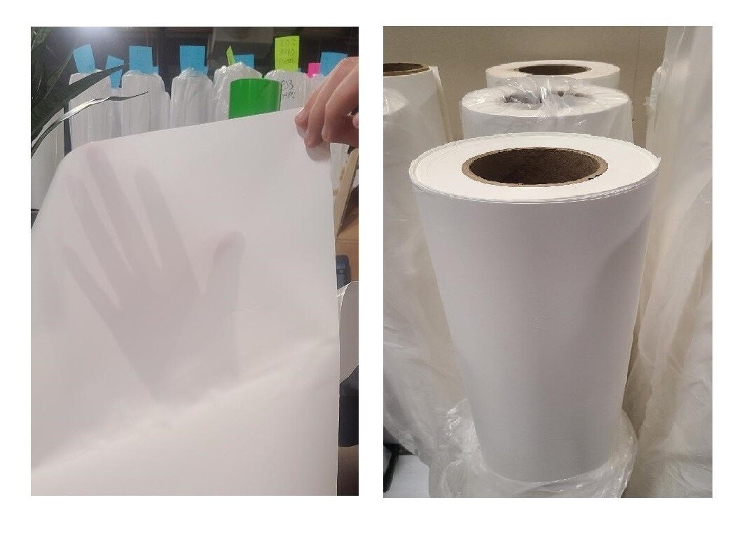 3.2mil Translucent Vinyl Decal Permanent Adhesive Solvent & Latex