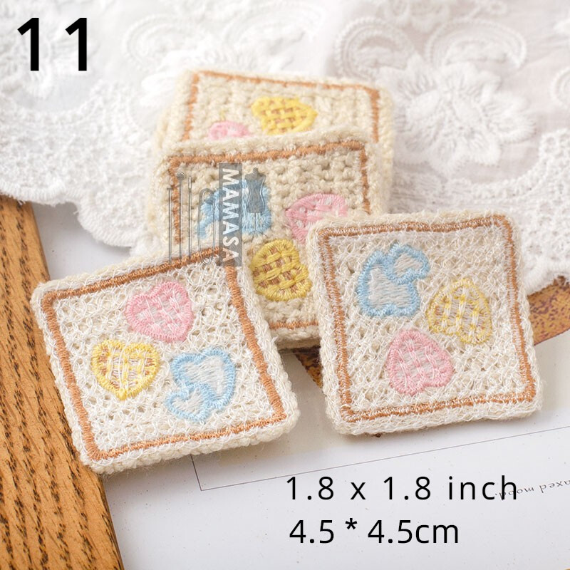1pcs DIY Cute Embroidery Patches Clothing Bags Appliques Decorative Accessories