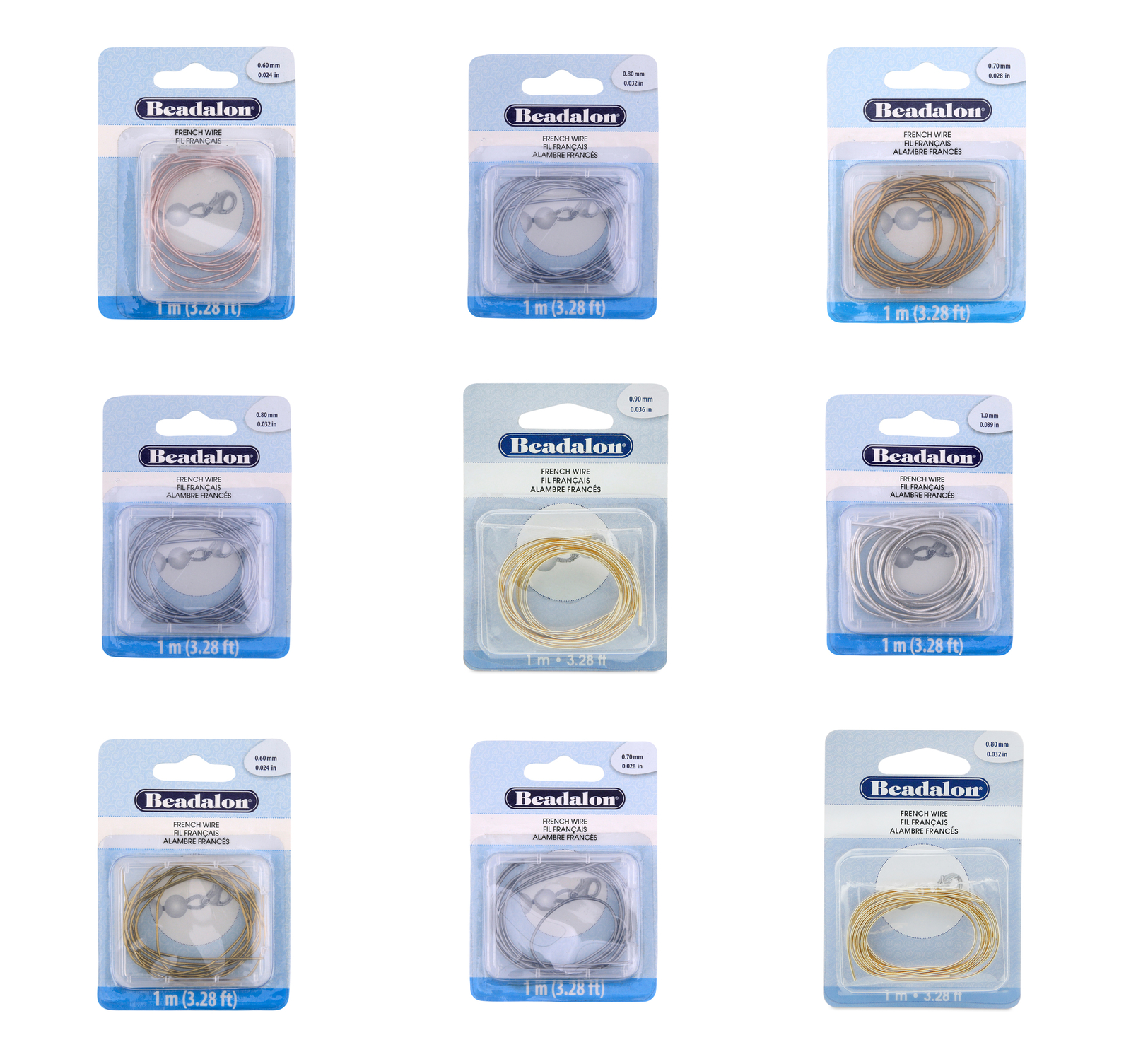 Beadalon® Copper Base Metal French Wire for protecting Bead Cord