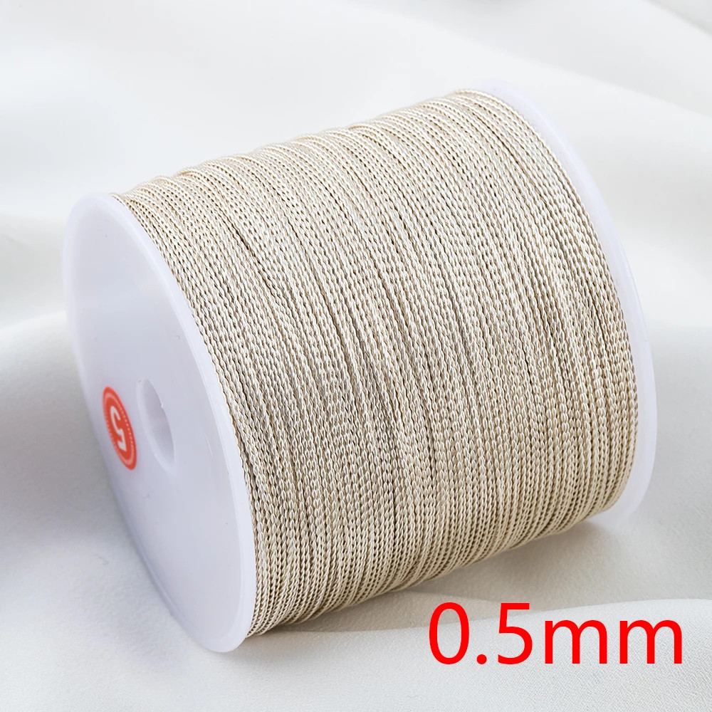 1Roll Solid Spiral Copper Wire Tarnish-Resistant Beading Twist Wire DIY Craft Je