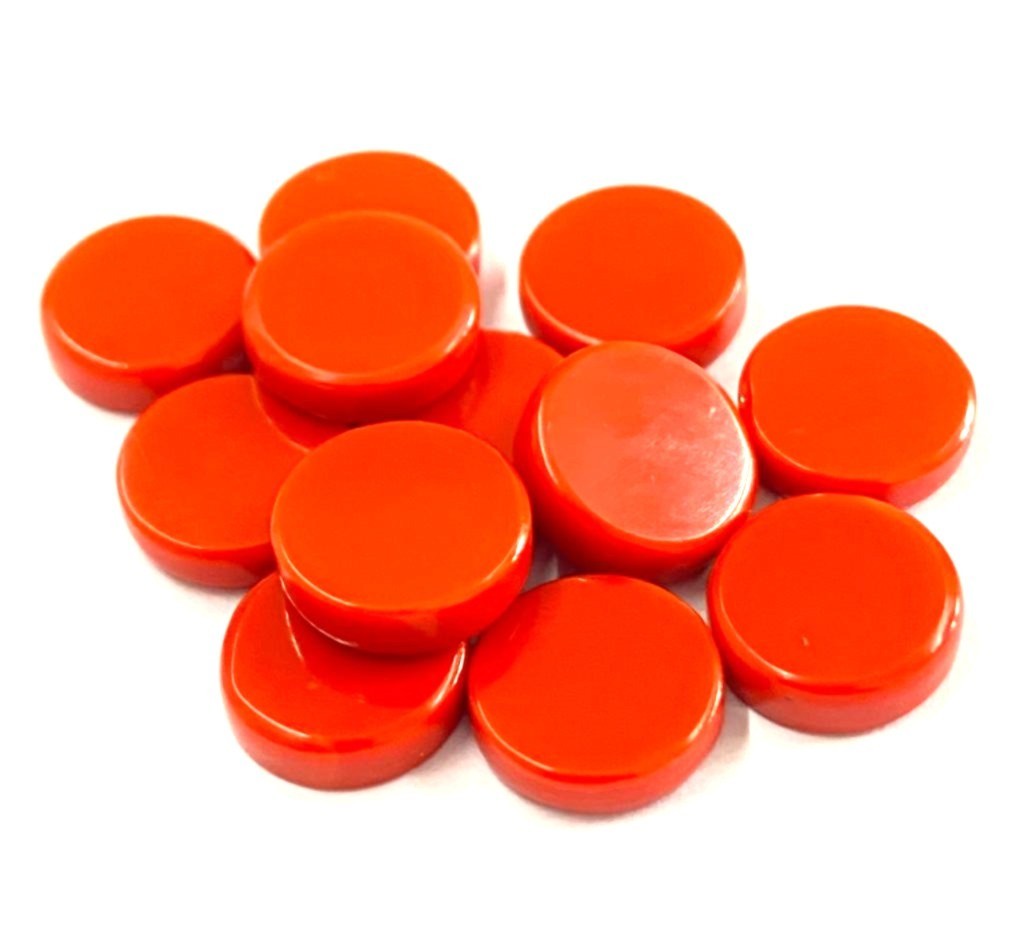 AAA+ Quality Natural Red Coral Round Coin Flat Back Loose Gemstone 5MM TO 15MM