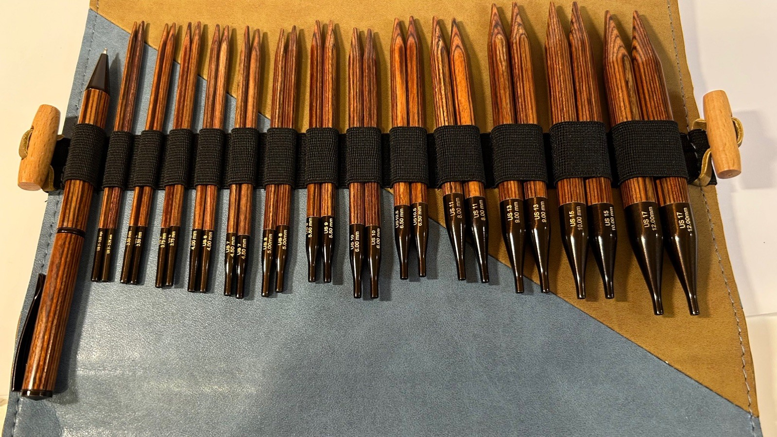 Knitter’s Pride Interchangeable Circular Knitting Needle Set 13 Pairs US 3-17