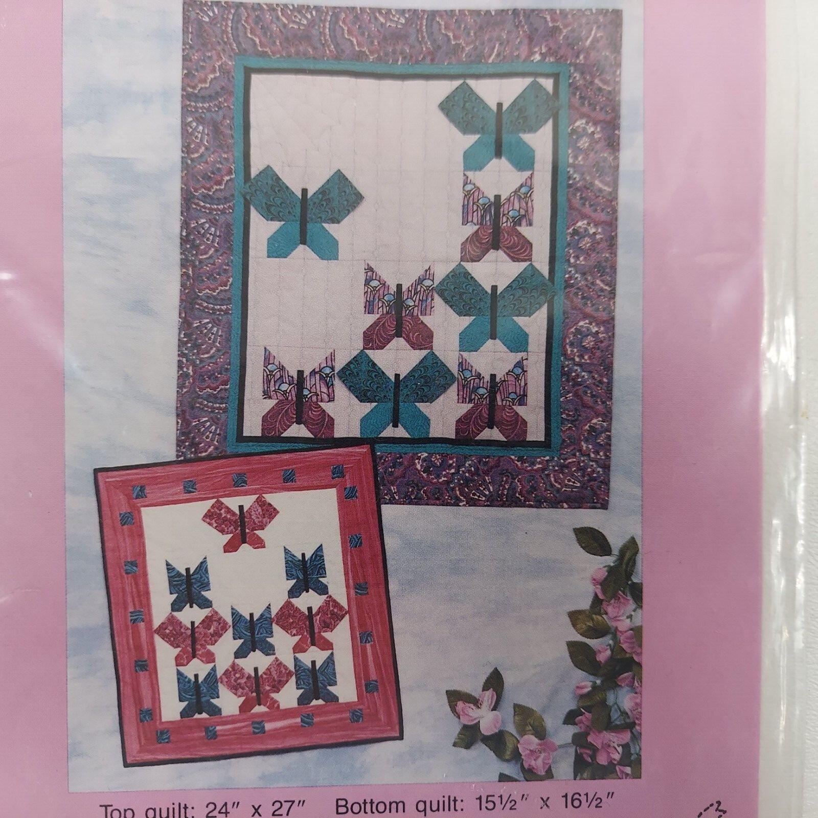 OH, BUTTERFLIES Wall Quilt Pattern MP1113 Yes You Can Linda Emery NOS ’92