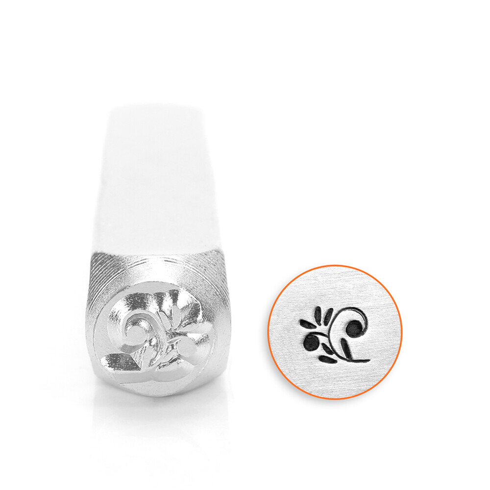 Floral Swirl Metal Stamp ImpressArt Steel Jewelry Hand Stamp Fun Pretty Design