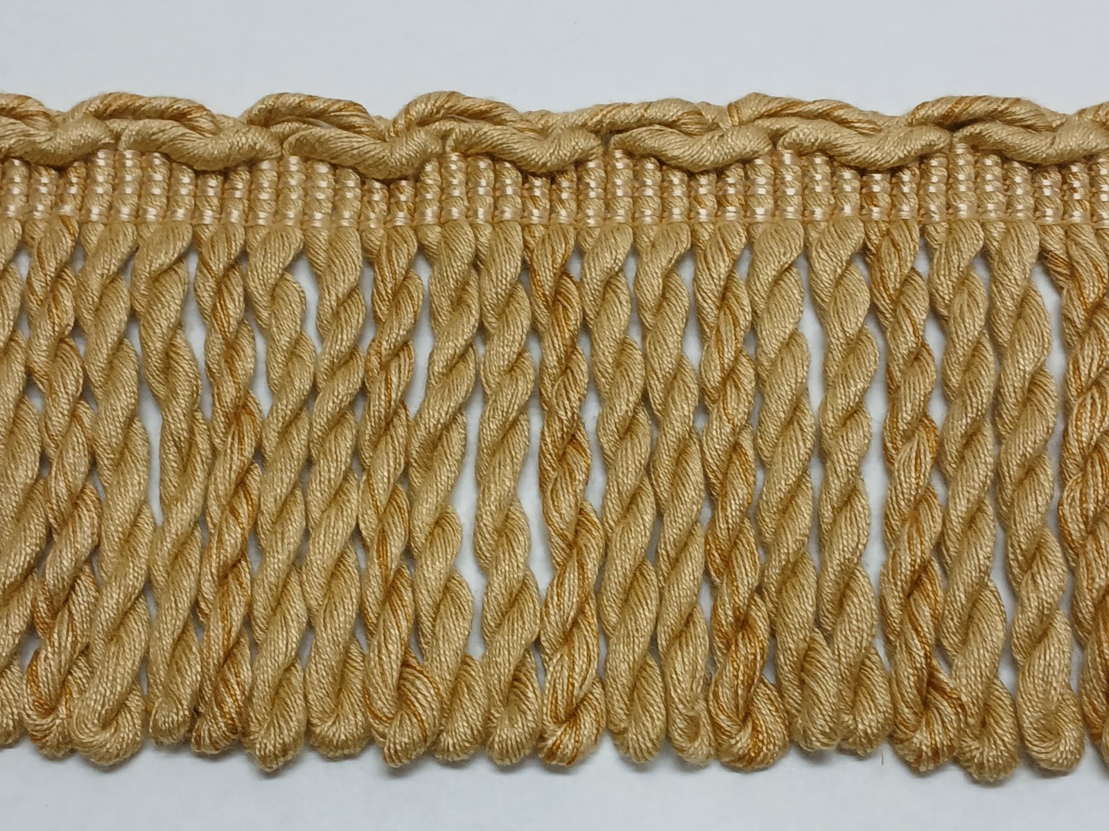 6 yards BULLION FRINGE 4″ – GOLD – Upholstery Chair Fabric Rope Trim