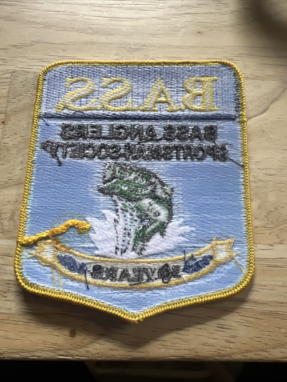 Vintage Fishing Patch – Bass Anglers Sportsman Society – 30 Years – 3 1/2″