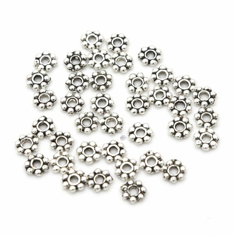 1000 Tibetan Gold Loose Spacer Bracelet Charms Necklace Beads DIY Jewelry Making