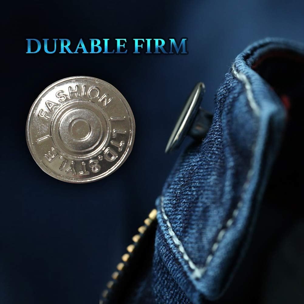 Copper Tack Buttons Replacement Kit – 17mm, Rust-Resistant with Storage Case