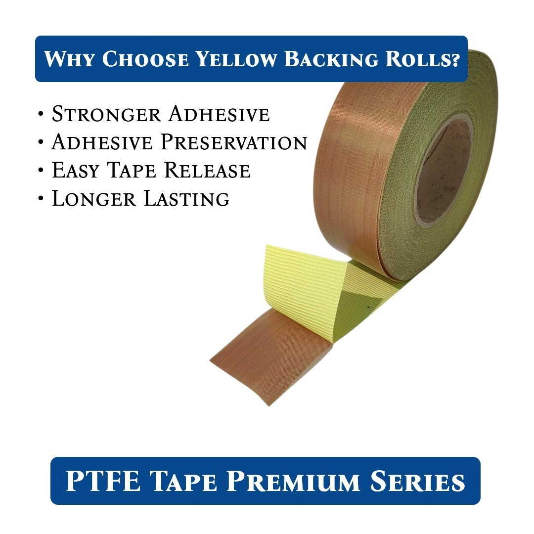 PTFE Tape High Temperature 2″ x 99 Feet Teflon Fiberglass Teflon Roll