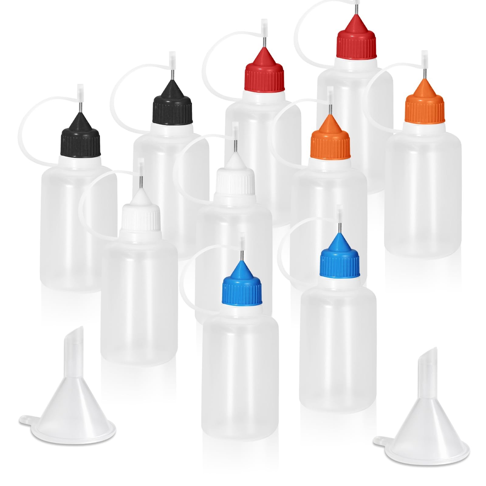 30ml Precision Tip Applicator Bottle, 12 Pcs 6 Color Fine Needle Tip Squeeze …