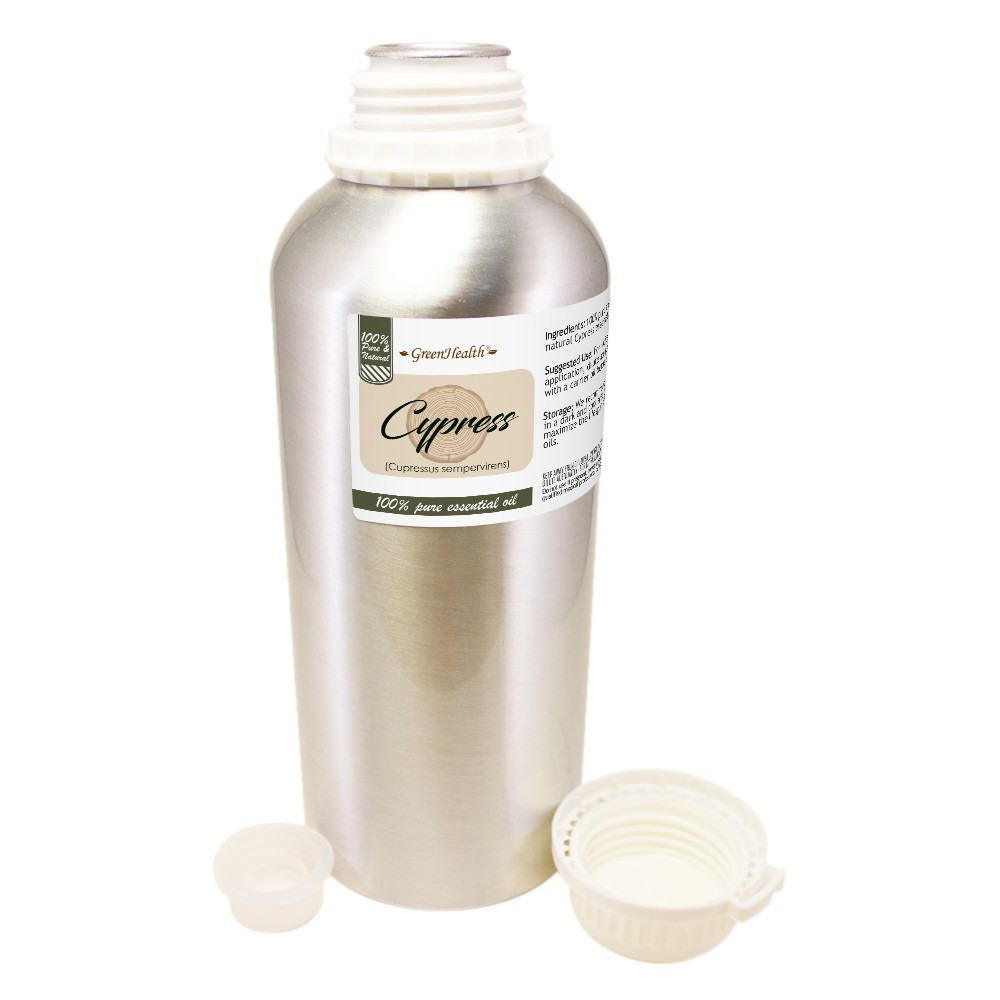 Bulk 32 fl oz Cypress Essential Oil (100% Pure & Natural) in Aluminum Bottle