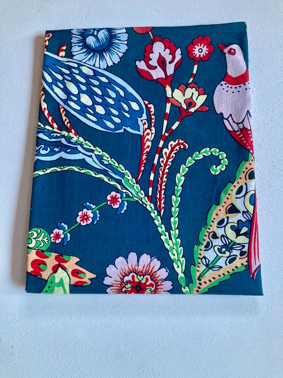 Indian Hand-Block Printed Jaipuri Peacock Floral Print Ethnic Sanganer Kurti Pri