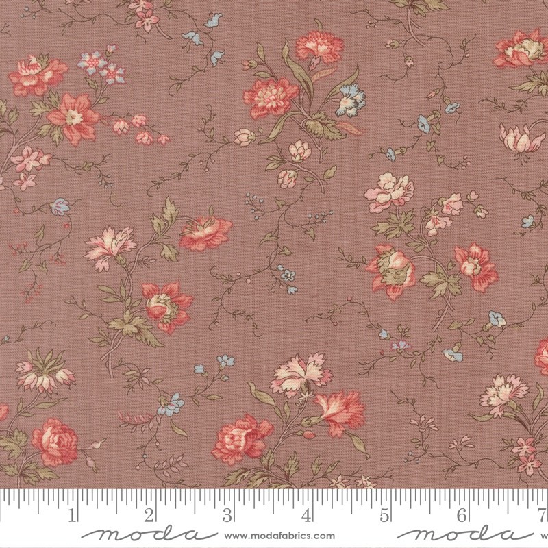 Fleur de Paris Lavender Florals by French General Moda 1/2 Yard 13991 16