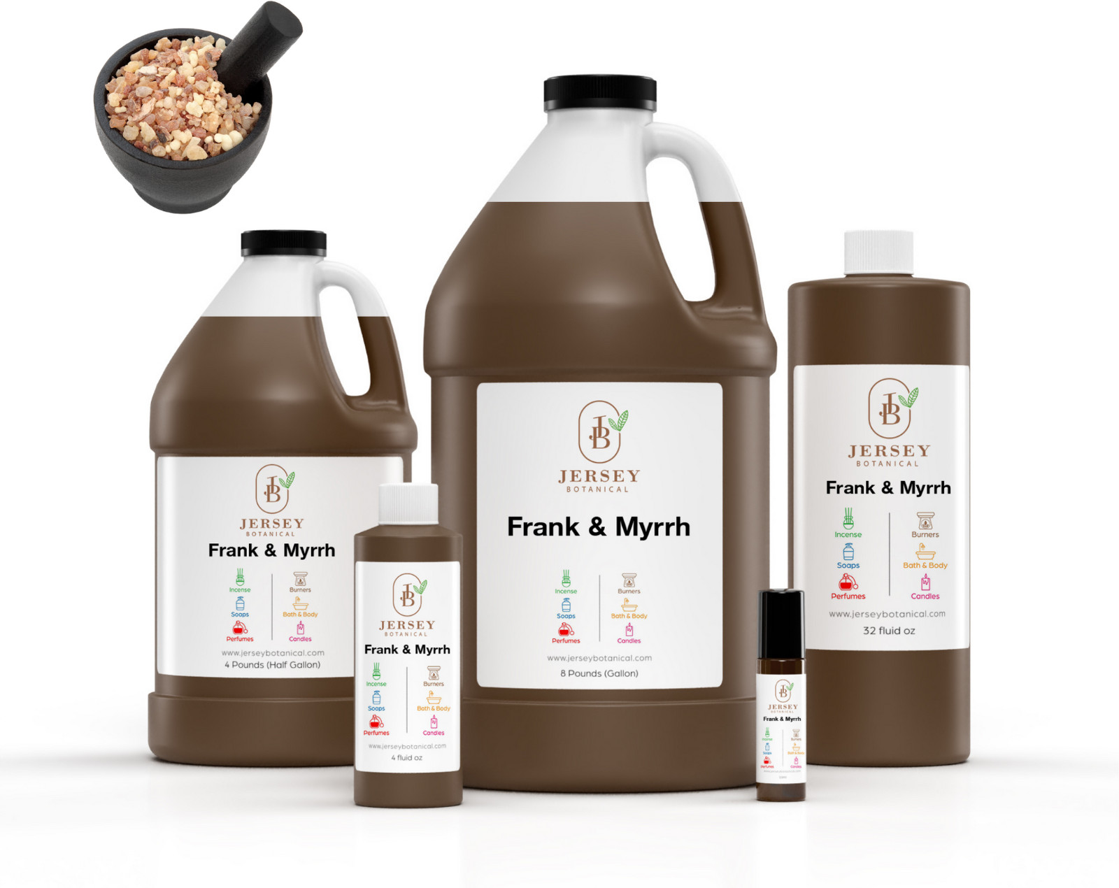 Frankincense & Myrrh Fragrance Oil For Candle, Soap Making Incense Burner Pure