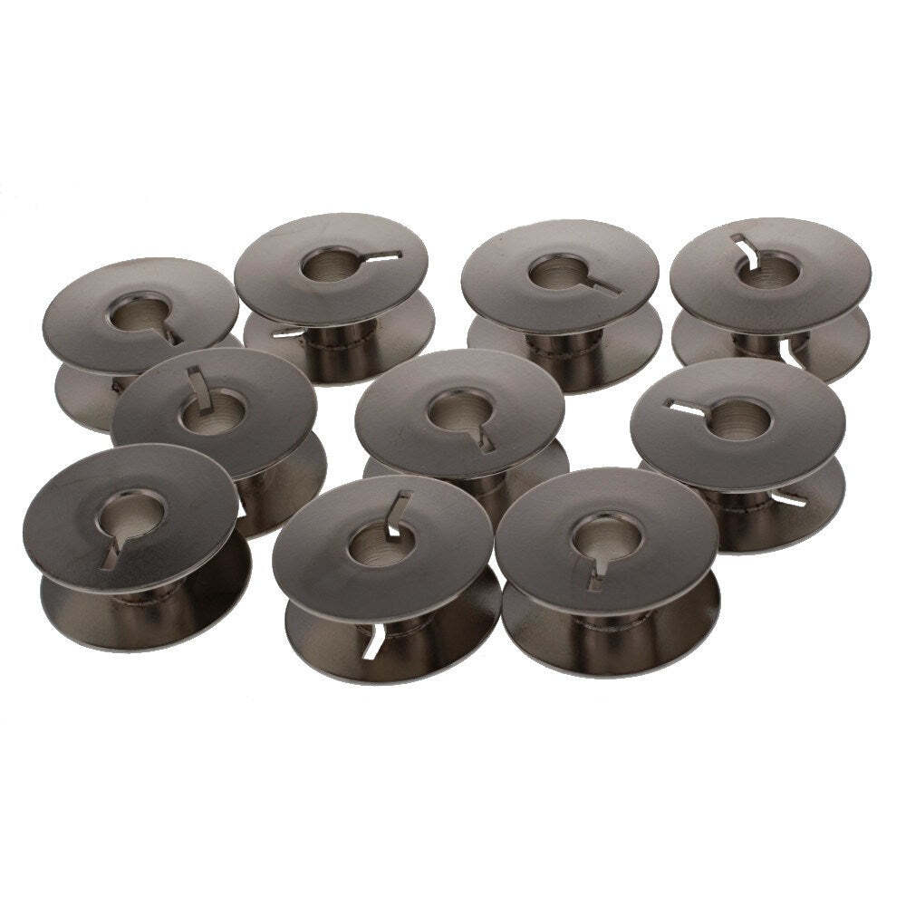 10pk Metal Bobbins, L Style, Rotary