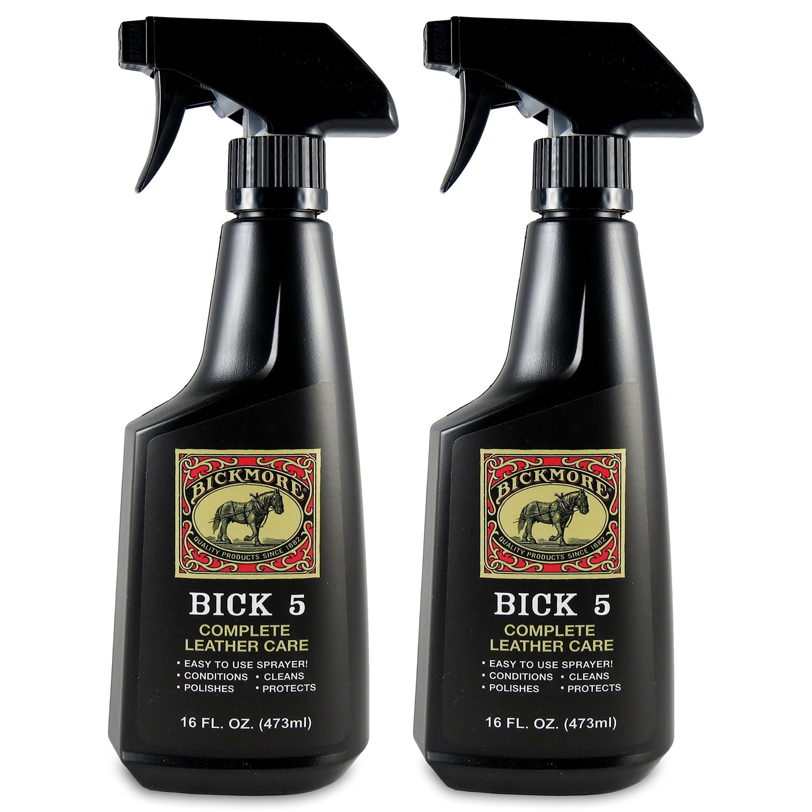 Leather Cleaner & Conditioner Spray 16oz 2Pack for Complete Care