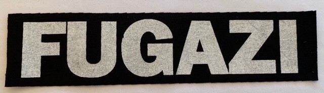 Fugazi Cloth Patch Sew On Badge Punk Rock Approx 1.75″ X 8″ (CP140)
